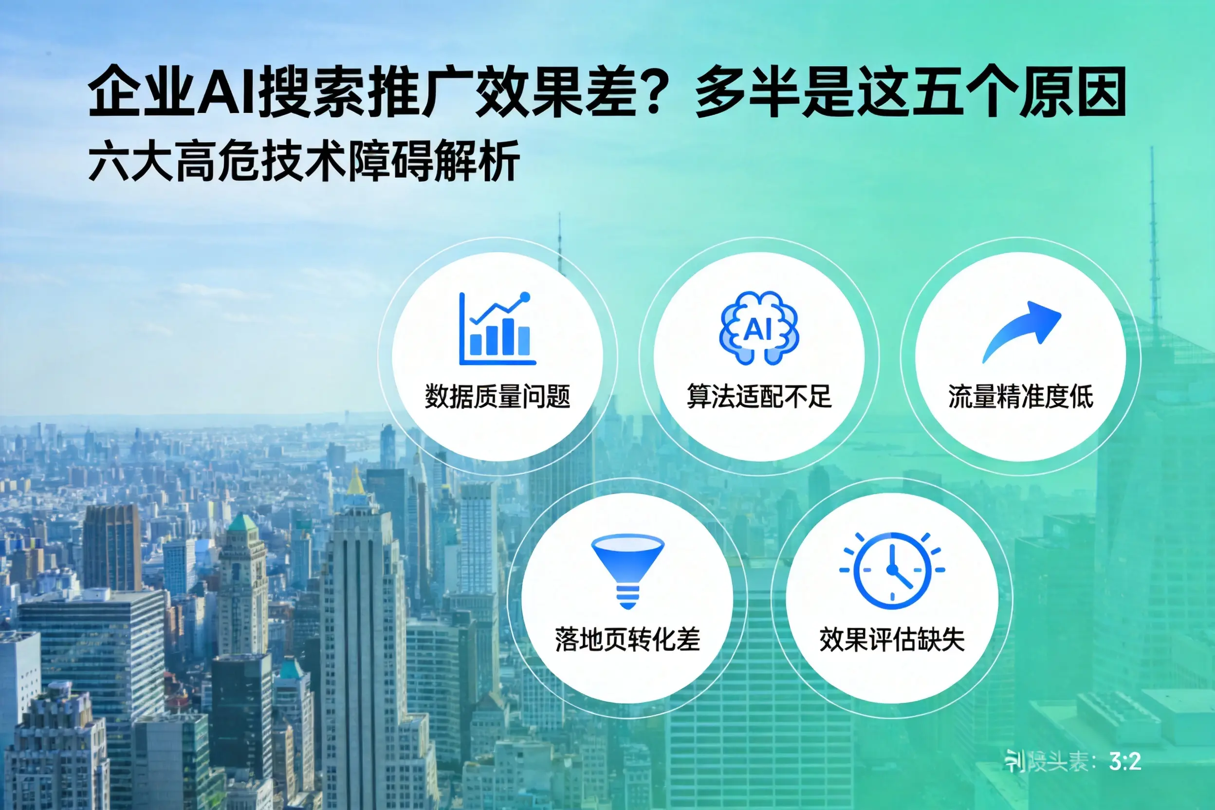 通化企业AI搜索推广效果差?多半是这五个原因