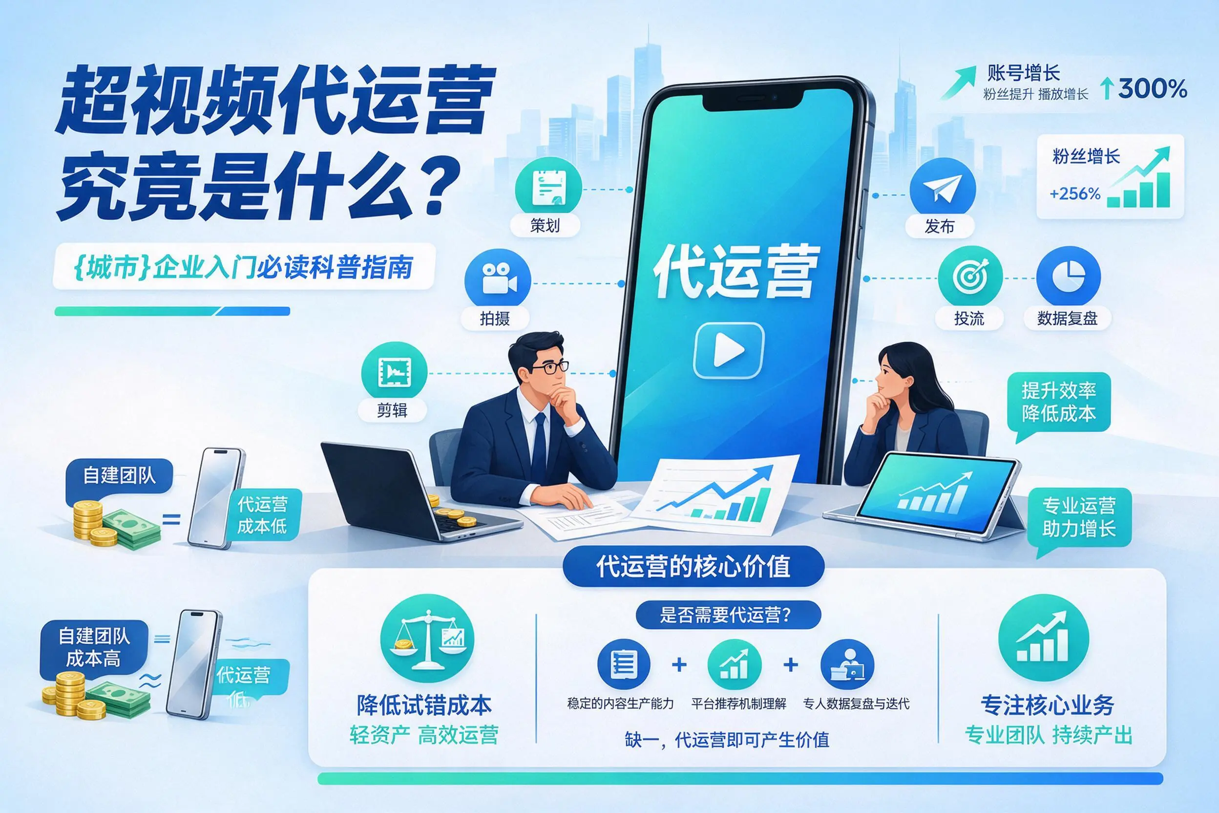 短视频代运营究竟是什么？通化企业入门必读科普指南